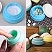 Silicone Cream Jars Travel Accessories Containers with Hard Sealed Lids 20ml Per Piece 3 Pieces for Face Hand Body Cream