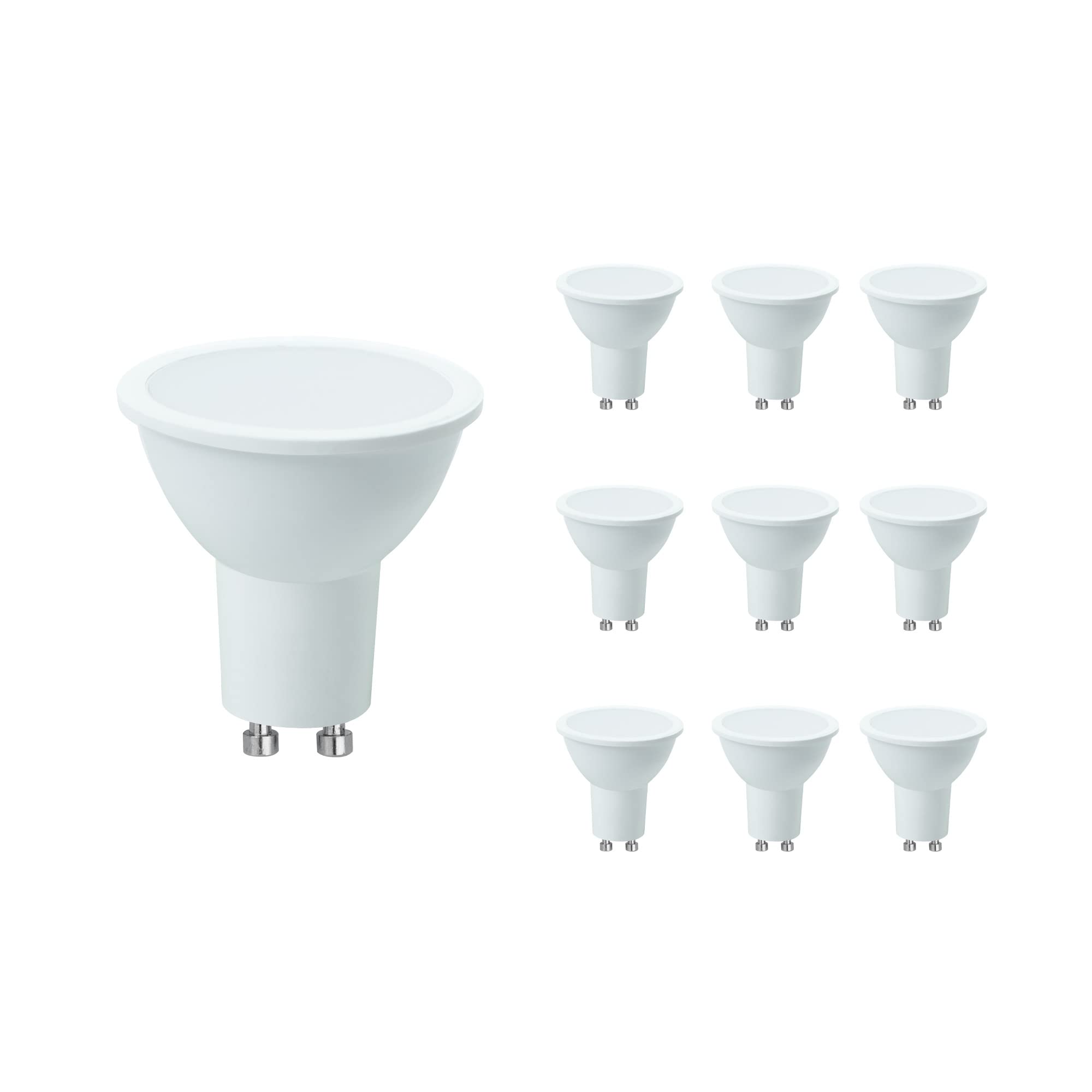 Maxim LED Bulbs, GU10, 5 W, Daylight White Pack of 10 50MLGU10DL5X10, Day Light