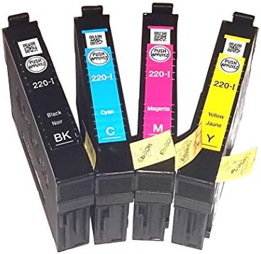 Genuine Epson 220-I Ink Cartridge for Epson Expression XP-420 WorkForce WF-2630 WF-2650 WF-2660 Printer, 4 Pack