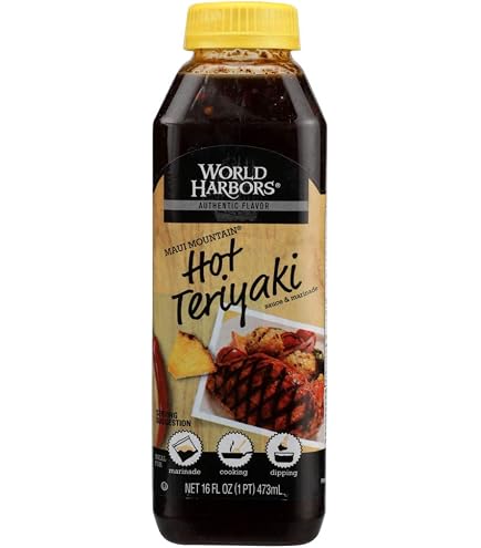 Amazon.com : World Harbors Maui Mountain Hot Teriyaki, 16-Ounce