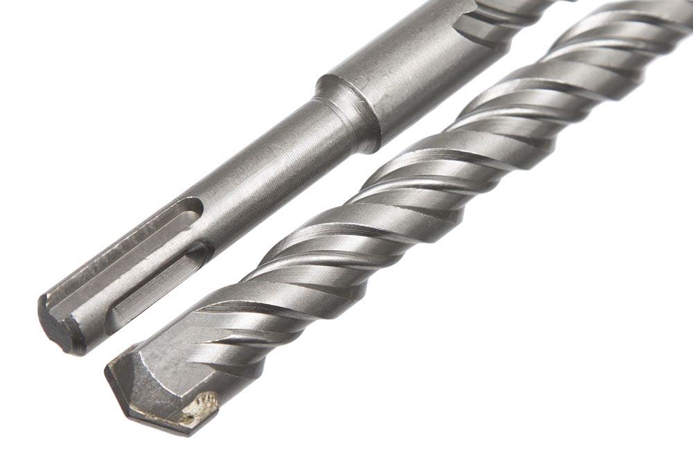 UK Drills - SDS Plus Hammer Drill Bit - Tungsten Carbide Tip, Fully Hardened Tool - To Be Used in Granite, Concrete & Masonry - 13.0mm x 300mm
