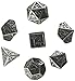 Q-Workshop Metal Dwarven 7 Polyhedral RPG Ornamented Dice Set
