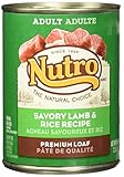Nutro 50411571 Savory Lamb & Rice Recipe Can Dog Food, 12 Ea/12.5Oz