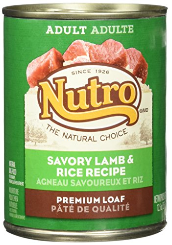 Nutro 50411571 Savory Lamb & Rice Recipe Can Dog Food, 12 Ea/12.5Oz