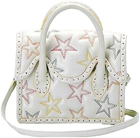 Amazon Carving Tribes カービングトライブス Mini Ms マエストラ フライスターキルティング カービングバッグ Grace Continental マエストラ 星柄 White ホワイト Free ハンドバッグ