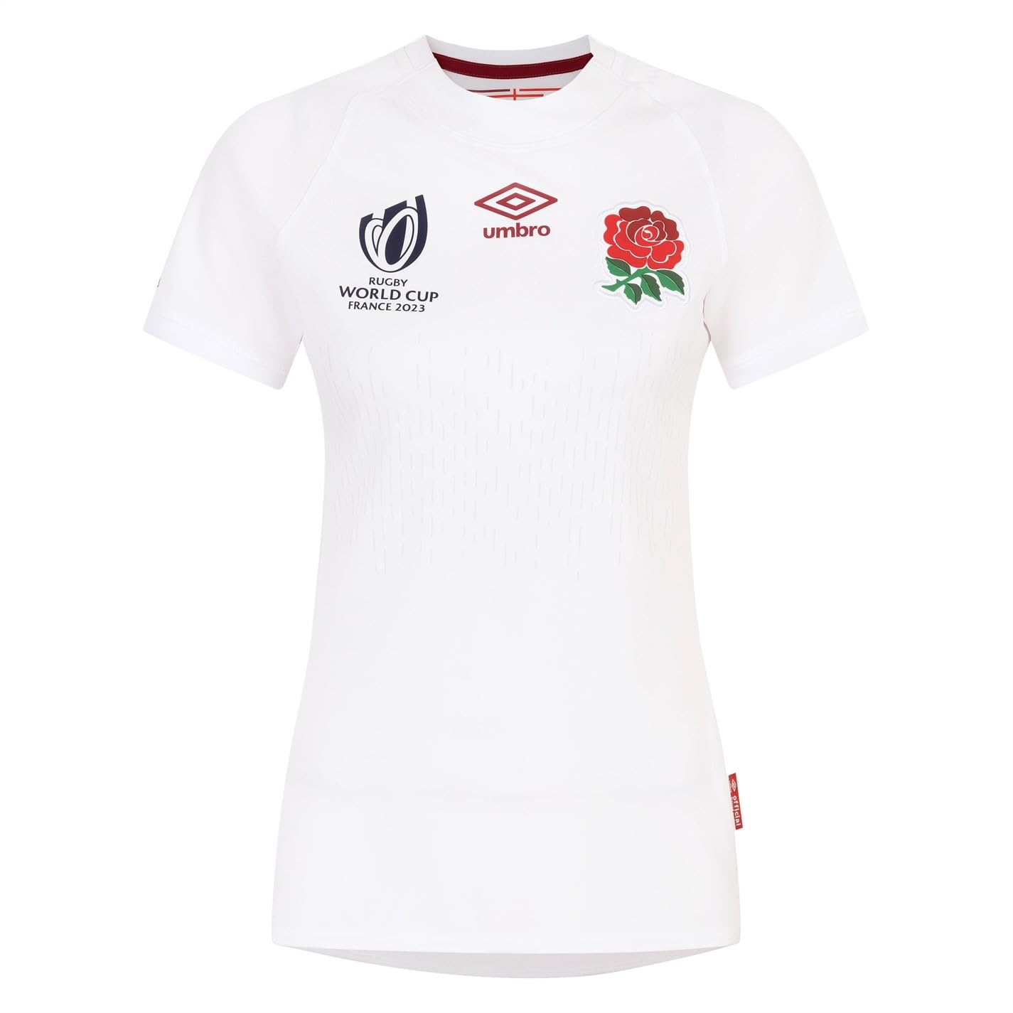 Umbro Womens England Rugby Home Shirt RWC 2023 White S
