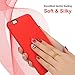 iPhone 6/6s Case Liquid Silicone Gel Rubber Case,Full Body Protection Shockproof Cover Case with Soft Microfiber Cloth Lining Cushion for Apple iPhone 6/6s (Red)