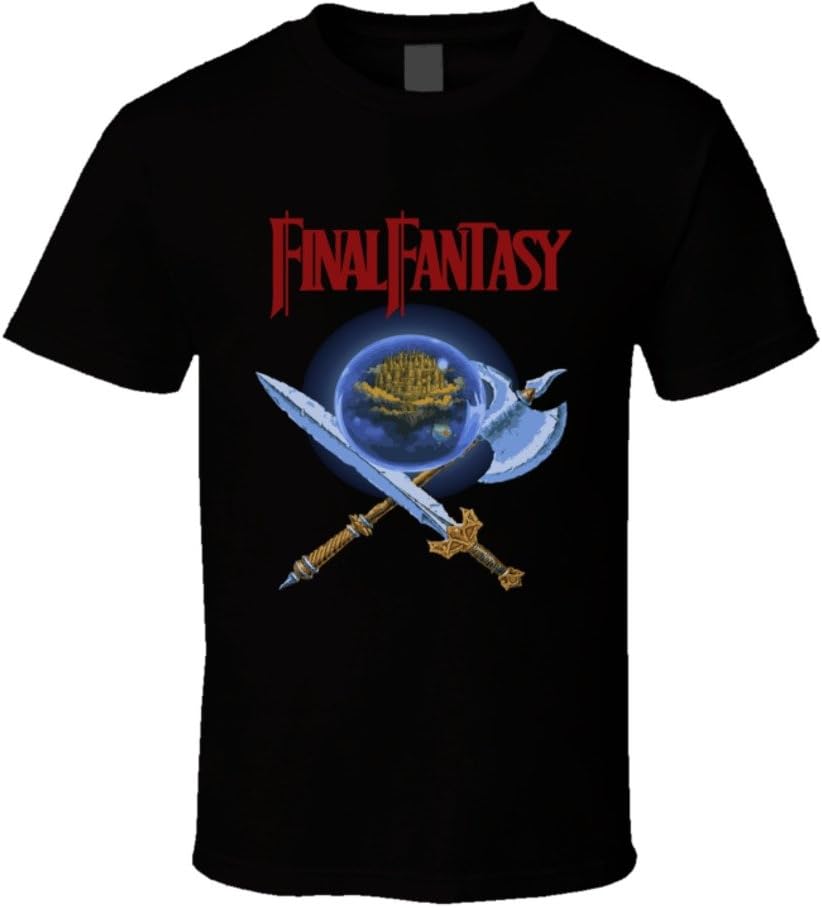 Final Fantasy NES Box Art Retro Video Game T Shirt
