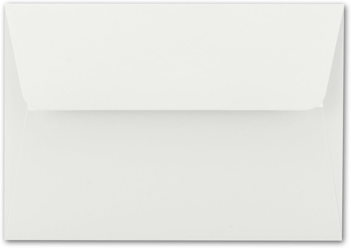 Neuser colourful envelopes B6 175 x 125 mm, adhesive sealing, 75 Umschläge Natural White, 22 Natural White, 75 envelopes - Image 4