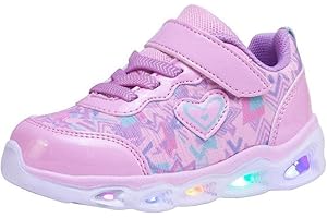 AkkPeiex Kids Led Shoes Toddler Girls Fashion Light Up Sneaker