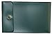 Dark Green Vinyl Checkbook Cover for End-Stub Wallet Checks