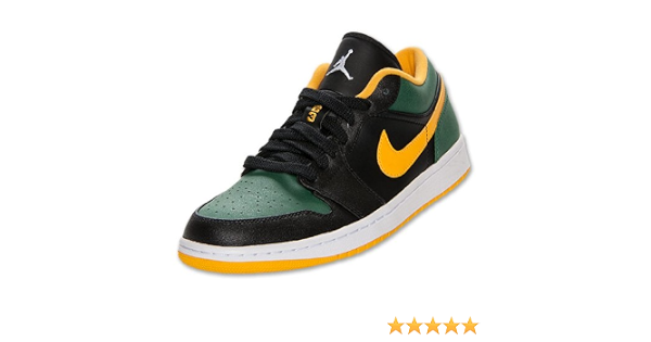 Amazon.com: Nike Men 's air jordan 1 Low Zapatillas de baloncesto, negro,  15 D(M) US : Ropa, Zapatos y Joyería