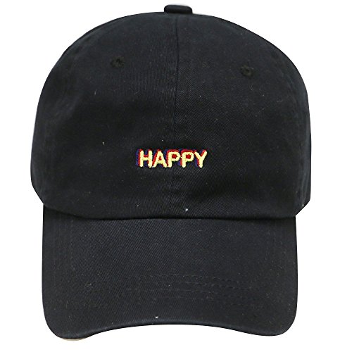 City Hunter C104 Happy Small Embroidered Cotton Baseball Caps 12 Colors