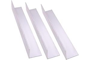 VERNUOS 3PCS 2" x 2" Aluminum Angle 6061, 12" Length, T6511 Mill Stock, 1/8" Thick