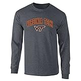 Virginia Tech Hokies Long Sleeve Shirt Dark Heather