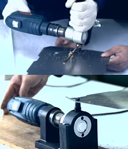 Double Head Sheet Nibbler Metal Cutter Hole Saw Drill Attachment - Thumbnail 6