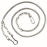 WHISTLE CHAIN WITH CLASP - Chain for Badge Holder, Size: 21