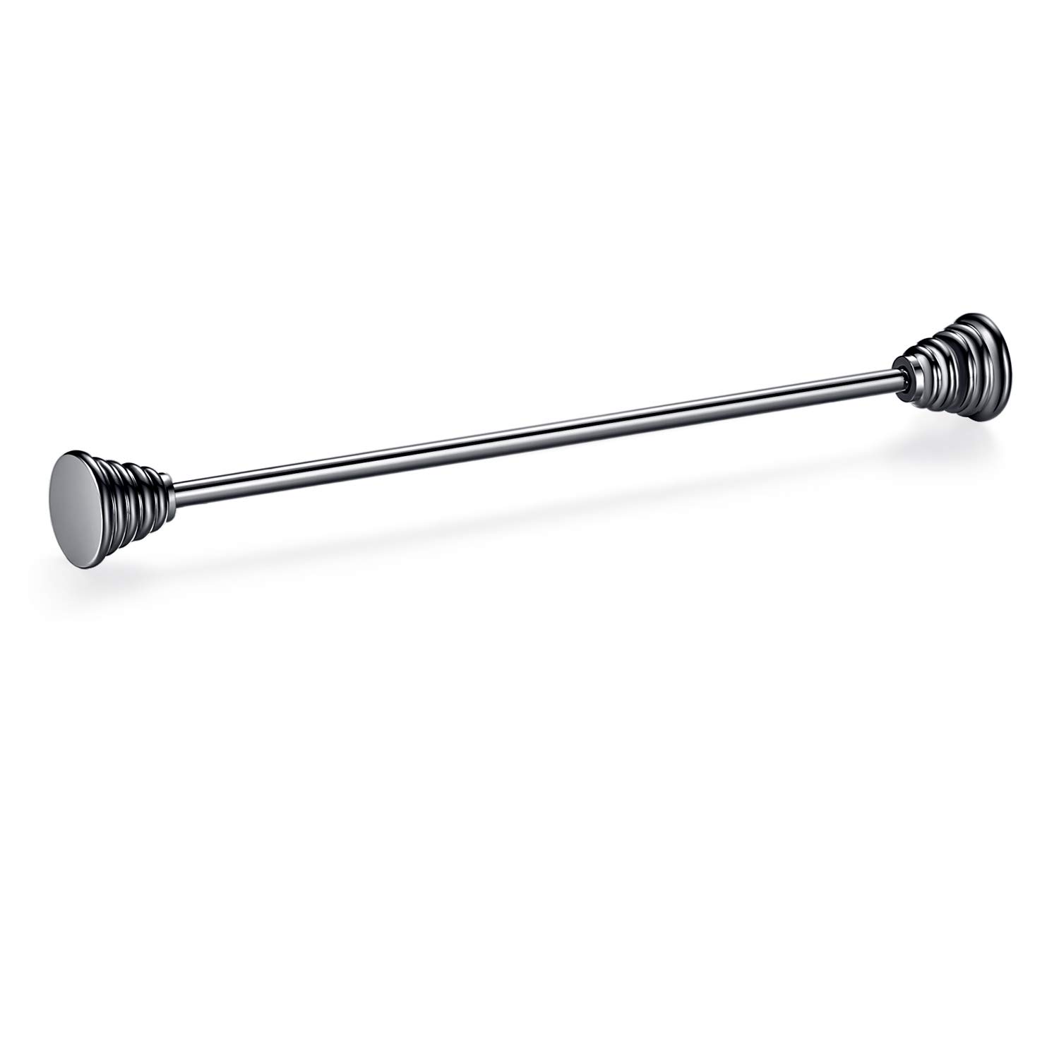 HONEY BEAR 2.52" Tie Collar Bar Pins Brooches for Mens Shirts Business Wedding Gift,64mm (Tower End Black)