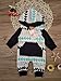 Emmababy Baby Boys Girls Jumpsuit Hooded Romper Outfit Long Sleeve Bodysuit With Pocket (18-24Months, White)