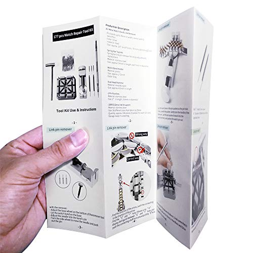 Watch Band Tool Kit - Watch Link Remover, Spring Bar Tool Set for Watch Repair and Watch Band Replacement - Thumbnail 5
