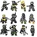 Military Toys | Military Minifigures Set of 9 Army Action Figures |Elite Special Forces, SWAT Team Includes Soldiers Figures, Weapons… |Army Minifigures Set for Boys and Girls 100% Compatible