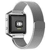 Fitbit Blaze Band, No1seller Milanese Loop Stainless Steel Bracelet Strap Wristband for Fitbit Blaze Smart Fitness Watch with Unique Magnet Lock (6.7-8.1 inch)