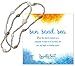 SPUNKYsoul Tropical Nassa Sea Shells Stretch Anklet in Coastal Ivory and Sandcastle Brown Beach Collection