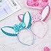FRCOLOR Bunny Ears Headband for Girls Adult, Rabbit Ears Costume Headband for Easter Christmas Party Supplies Cosplay Favors, 6PCs