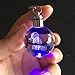 S-SO K9 Crystal 3D Squirtle Pokemon ball Night LED light keychain ring