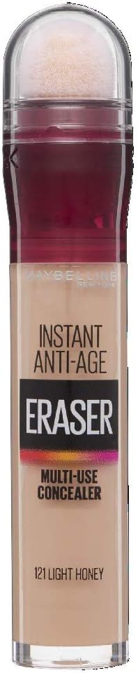 Maybelline Instant Anti-Age Eraser Eye Concealer for Face Dark Circles, Blemish & Fine Lines Concealer, Full Coverage