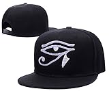 ZZZB Egyptian Hieroglyphic Eye of Horus Logo Adjustable Snapback Embroidery Hats Caps