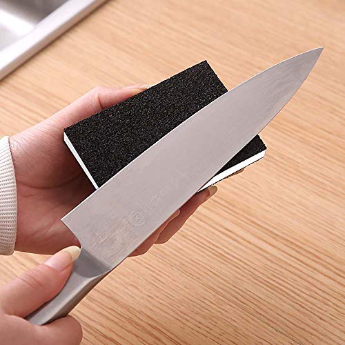 Sanding Sponges Black, Sanding Block Pad,Fine Grit Washable and Reusable Sand Sponge Kit, Great for Kitchen, home, Polishing furniture, plastic, metal, Car, wood, Painted surface - Thumbnail 5