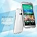 HTC One M8 Case, Spigen [STRONG-FLEX] [+Screen Shield] HTC One M8 Case Clear [Ultra Fit] [Capsule Clear] Premium Clear TPU Case Soft for The All New HTC One / HTC One M8 / HTC One 2 / HTC One 2014 (2014) - ECO-Friendly Packaging - Capsule Clear (SGP10810)
