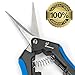 Hydroponic 2Pack Microtip Straight blade/Curved Blade Flower Leaf Trimmer Pruning Shears by Greenthumbprothumb 2