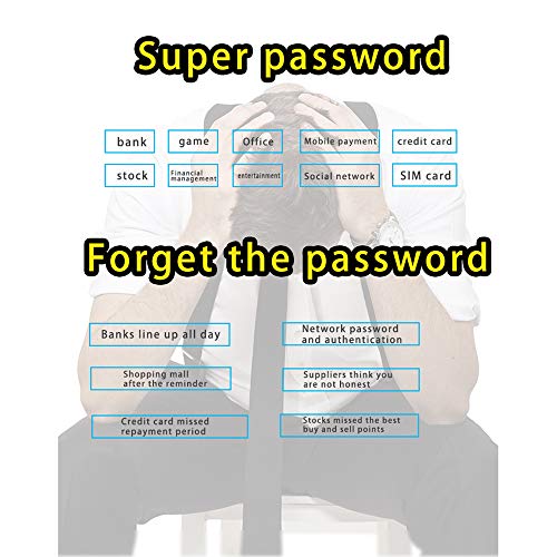Festnight TD306 Mobile Phone Privacy Notebook Mobile Phone Password Security Manager Hardware Notepad Security Shield Anti-Loss Device - Thumbnail 2