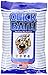 International Veterinary Sciences IVS Quick Bath Dog Towelettes, Removes Odor, Extra Thick and Heavy Duty for Small/Medium Dogs, Made in the USA, 10 Count Pack