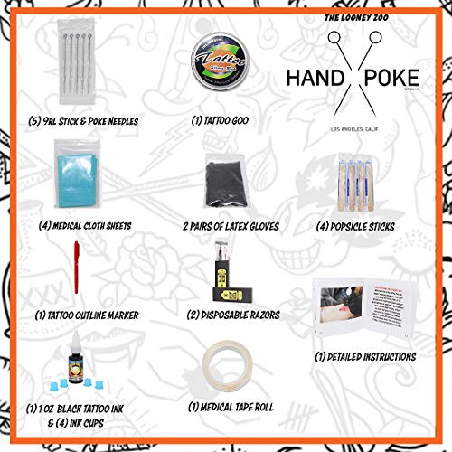 1 Hand+Poke+Stick+Tattoo+Kit