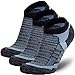 Merino Wool Socks Men and Women - Low Cut Cushioned Athletic Running Sock, Moisture Wicking