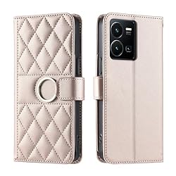 Lucyliy Compatible with vivo Y77 5G Case Flip PU
