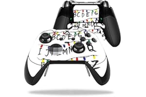 MIGHTY SKINS MightySkins Skin Compatible with Microsoft Xbox One Elite Controller - Stranger Alphabet | Protective, Durable, and Unique Vinyl wrap Cover | Easy to Apply, Remove | Made in The USA
