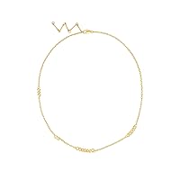 Rebinra 14K Gold Plated Choker Necklaces for Women, Dainty Gold Statement Link Chain Necklaces Irregular Paperclip Necklace for Women Trendy Minimalist Jewelry Gifts for Women