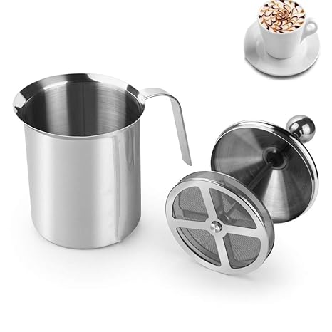 Amazon.com: NOBGP 2 unidades de espumador manual de leche ...