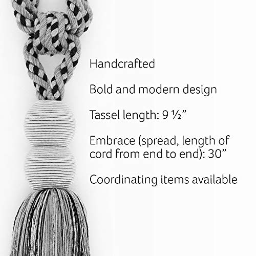 DÉCOPRO Contemporary,Modern|Green Mist, Sage, Honey Dew|Curtain and Drapery Tassel Tieback|9 1/2 inch (24cm) Tassel|30 inch (76cm) Spread (Embrace)|Style#: TBV9|Color: VNT32 - Sagebrush