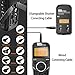 Remote Shutter Release Compatible for Nikon, Wireless Shutter Release Timer Remote Control Pixel TW-283 DC0/DC2 Compatible for Nikon D5200 D5300 D7100 D850 D800 D750 D610