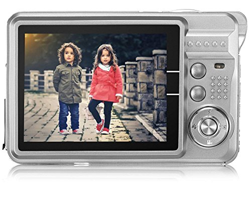 Digital Camera, Yudeg 2.7" Mini Video Camera Camcorder HD 720P Digital Point Shoot Camera Camcorder for Kids Christmas&Birthday Gift (Silver)