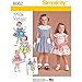 Simplicity 8062 Vintage 1950's Fashion Girl's Dress Sewing Pattern, Sizes 1/2-3