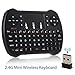 Neoteck 2.4Ghz Android TV Keyboard Mini Wireless Touchpad Keyboard KODI XBMC Keyboards with Mouse Right and Left Button for PC Google Android Smart TV Mini TV HTPC IPTV Laptop Raspberry PI PS3