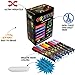 Brapork Liquid Chalk Markers [ Pack of 15 Color ] - for Chalkboard Signs, Blackboards, Glass, Windows, Car Doodle