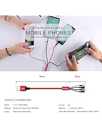 Cable de carga 4 en 1.