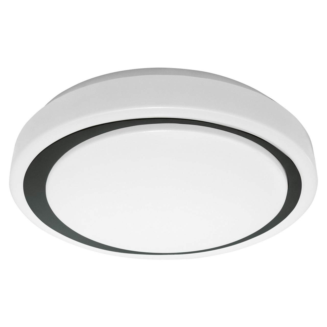 LEDVANCE Smart LEDWall and Ceiling Luminaire for Indoor Use with WiFi Technology, Tunable White (3000K-6500K), Black, 380 mm, Compatible with Google and Alexa Voice Control, Smart+ WiFi ORBIS Moon — image 1